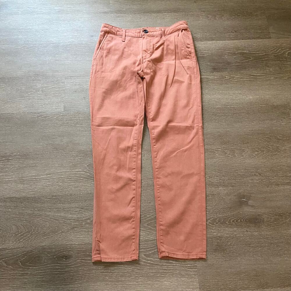 AG Adriano Goldschmied Caden Tailored Trouser Women's 27R Leatherette Dust Field